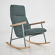 sillón contemporáneo / de tejido / con respaldo alto / con reposacabezas