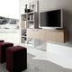 mueble TV contemporáneo / de melamina