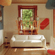 sofá cama / contemporáneo / de tejido / gris