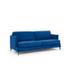 sofá contemporáneo / de tejido / azul / color personalizado