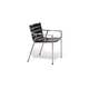 silla contemporánea / de exterior / de interior / de acero inoxidable