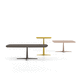 velador contemporánea / de MDF / con base metálica / rectangular