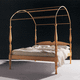 cama con dosel / de matrimonio / clásica / de madera