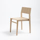 silla contemporánea / de interior / de fresno / apilable