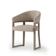 silla de comedor contemporánea / de interior / de tejido / de cuero