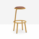 taburete de bar de diseño original / de cuero / de tejido / de madera