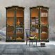 biblioteca de estilo / de madera / de hierro