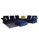 sofá modular / contemporáneo / de terciopelo / multicolor