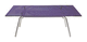 mesa contemporánea / de plástico / de acero / rectangular