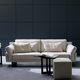 sofá modular / contemporáneo / de tejido / gris