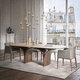 mesa contemporánea / de MDF / de vidrio / de gres porcelánico