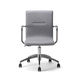 silla de oficina contemporánea / de tejido / de cuero / tapizada