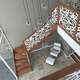 escalera recta / en L / en U / con peldaños de madera