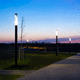 columna luminosa contemporánea / de aluminio / de acero / de policarbonato