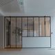 tabique amovible / laminado / acristalado / con vidrio doble