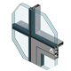 ventana de aluminio / abatible / fija / oscilobatiente