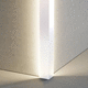 perfil de iluminación empotrable / de pared / LED / de aluminio