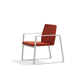 silla de visita contemporánea / de interior / de metal / de plástico