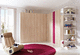 armario esquinero / contemporáneo / de madera / con puertas batientes