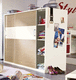 armario contemporáneo / de madera / con puertas batientes / para niños