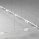 iluminación de carril LED / rectangular / de aluminio / para el sector profesional