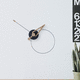 reloj contemporáneo / de pared / analógico / de nogal