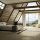 suelo laminado de madera / flotante / aspecto madera / para uso residencial