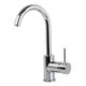 grifo monomando para lavabo / de repisa / de metal cromado / de baño