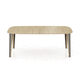 mesa de comedor contemporánea / de madera maciza / de chapa de madera / rectangular