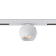 iluminación de carril LED / esférica / de metal / para el sector profesional