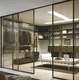 vestidor modular / de pared / esquinero / en U