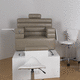 sillón spa de pedicura de cuero / de cuero artificial / con reposapiés / con reposacabezas