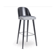 silla de bar contemporánea / de interior / de tejido / con base de haya