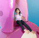 escultura de espuma / independiente / para parque infantil / amarilla