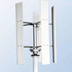 aerogenerador doméstico de eje vertical / 5 palas / con aspas de aleación en aluminio