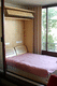 cama abatible / de matrimonio / contemporánea / a medida