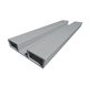 perfil de aluminio / rectangular / para instalación fotovoltaica