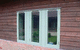 ventana de madera / abatible / con vidrio doble
