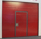 puerta industrial seccional / de acero / antiincendios / acristalados