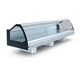 vitrina refrigerada mostrador / para comercio / de acero inoxidable / negra