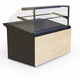 vitrina contemporánea / de vidrio / de madera / de acero