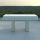 mesa de masaje a medida / eléctrica / fija / de fibra de vidrio