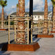 bordillo para árbol / de acero COR-TEN® / de exterior / cuadrado