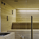sauna finlandesa / para el sector profesional / de madera / de vidrio templado