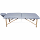 mesa de masaje plegable / madera / de vinilo / con altura regulable