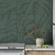 papel pintado contemporáneo / de fibra de vidrio / con motivos decorativos / aspecto tela