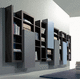 biblioteca de pared / contemporánea / de olmo