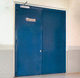 puerta de interior / de acero inoxidable / de acero galvanizado / de chapa de acero