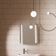 espejo de pared / contemporáneo / rectangular / redondo