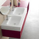 lavabo encastrable / de Corian® / con grifo mezclador / doble